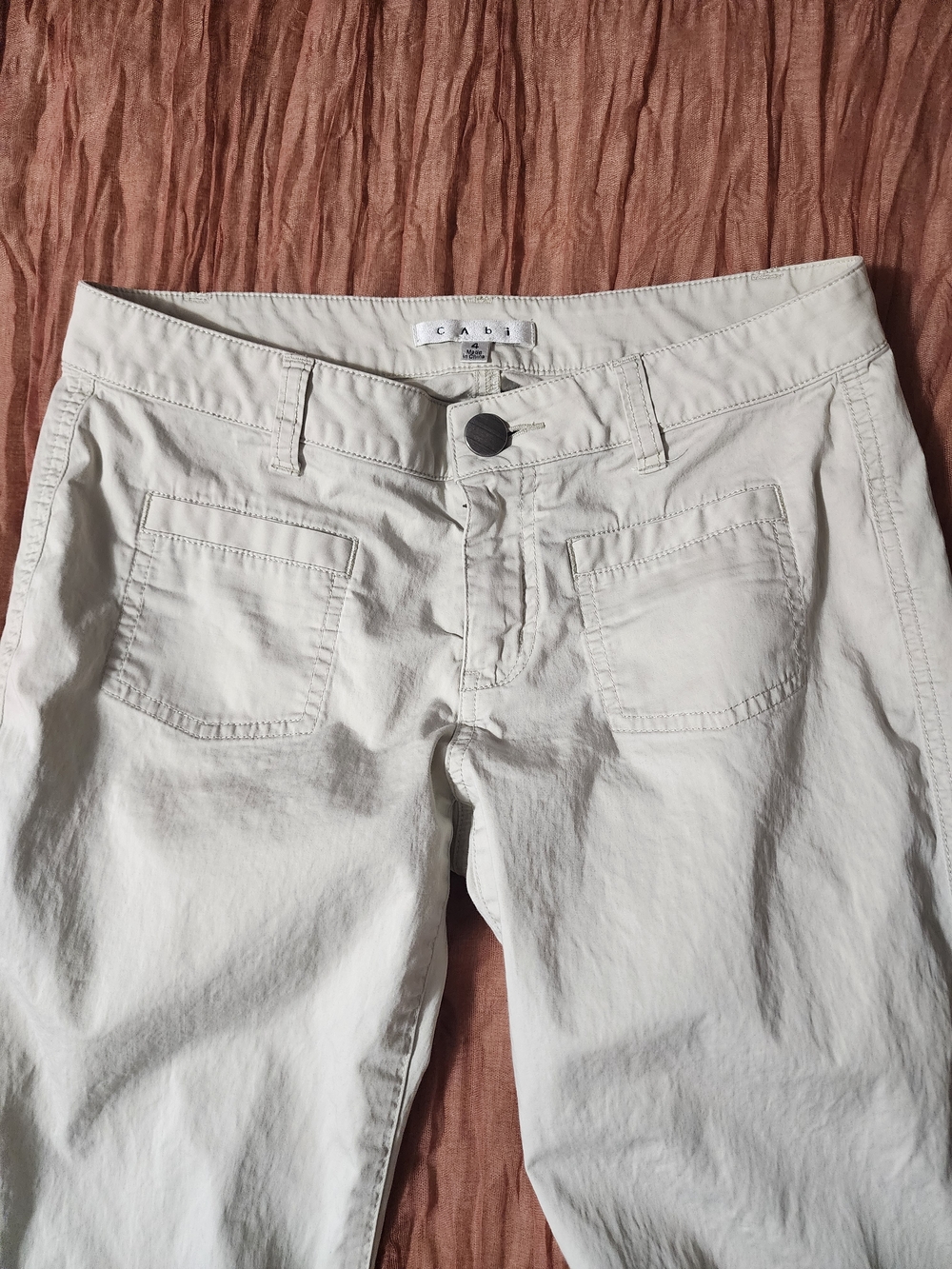 CAbi Tan Flare Jeans - Picture 2 of 6
